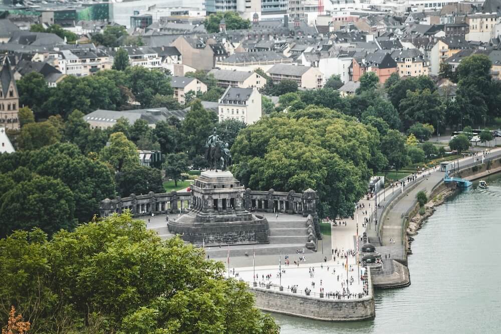 Koblenz von oben