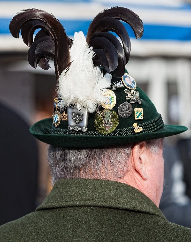 Man with traditional hat from Bavaria