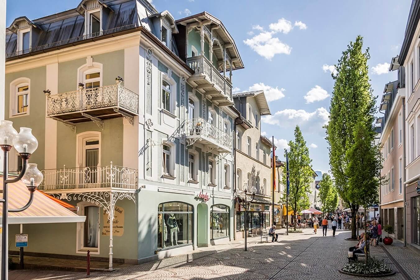Fußgängerzone von Bad Reichenhall